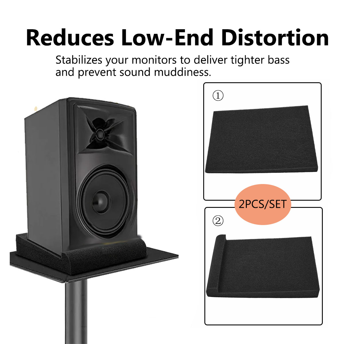 Studio Monitor Isolation Pads  - đánh giá và giá Studio Monitor Speaker