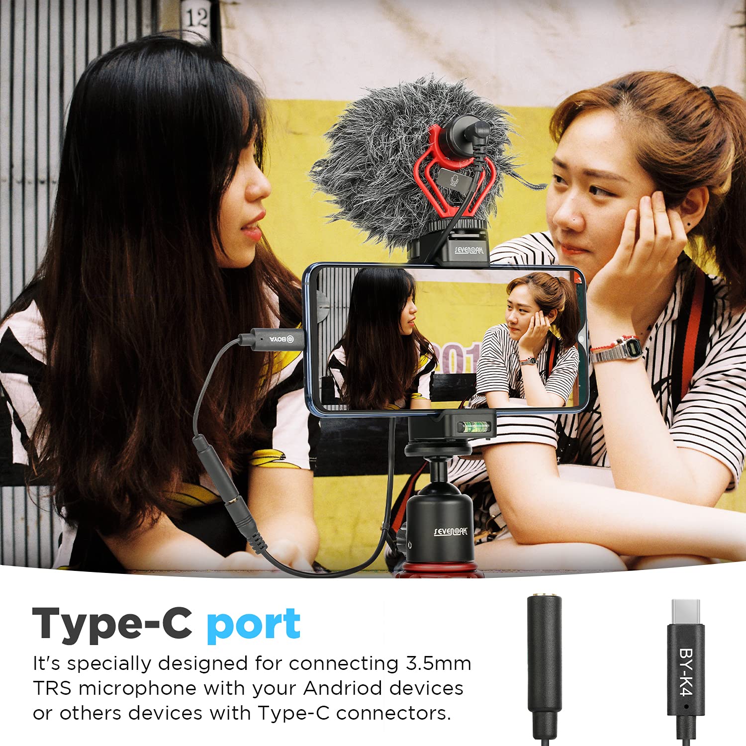 BOYA BY-K4 6cm 3.5mm TRS Femal - đánh giá và giá Contact Pickup Mic