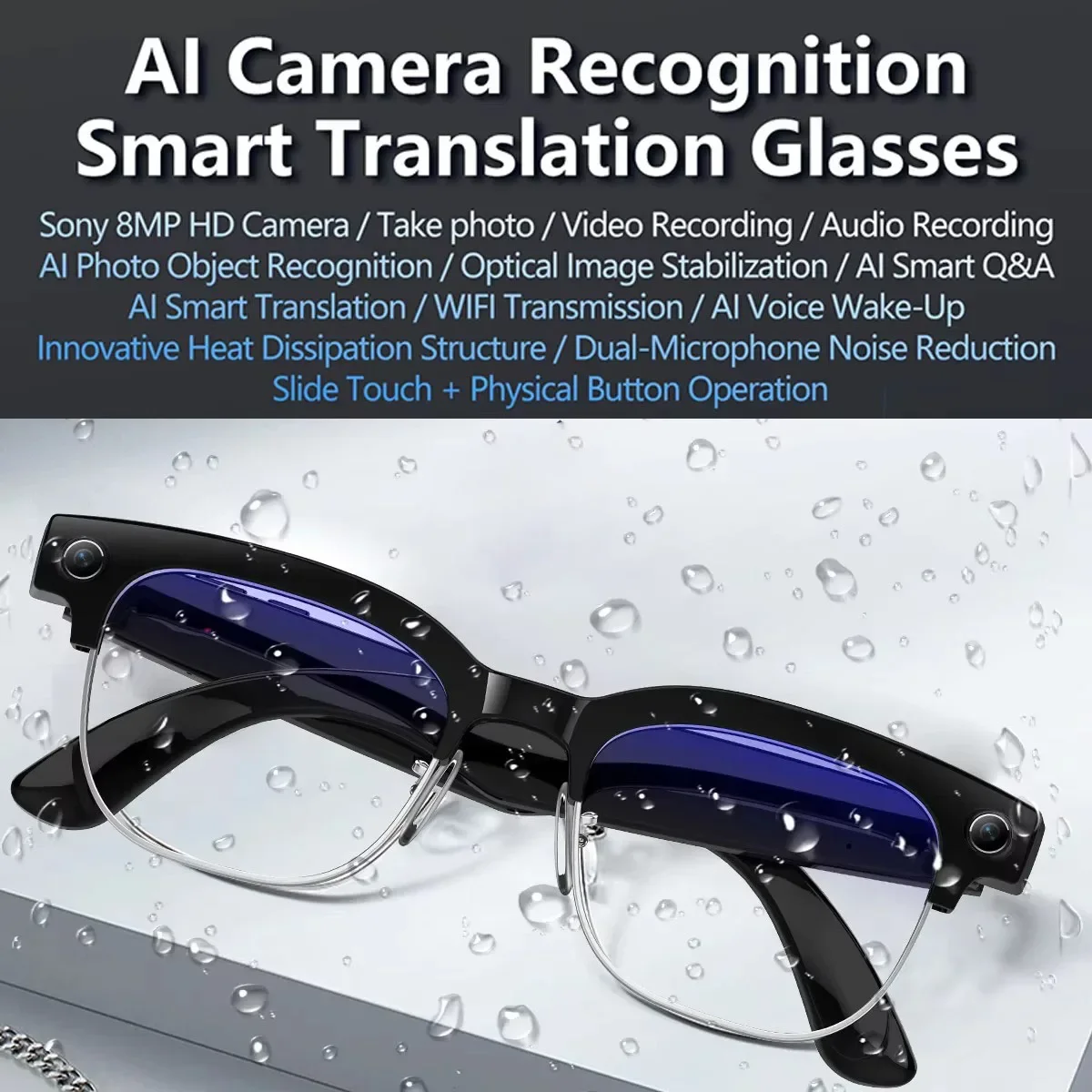 AI Smart Translation Glasses w - đánh giá và giá Audio Music To Video Ai