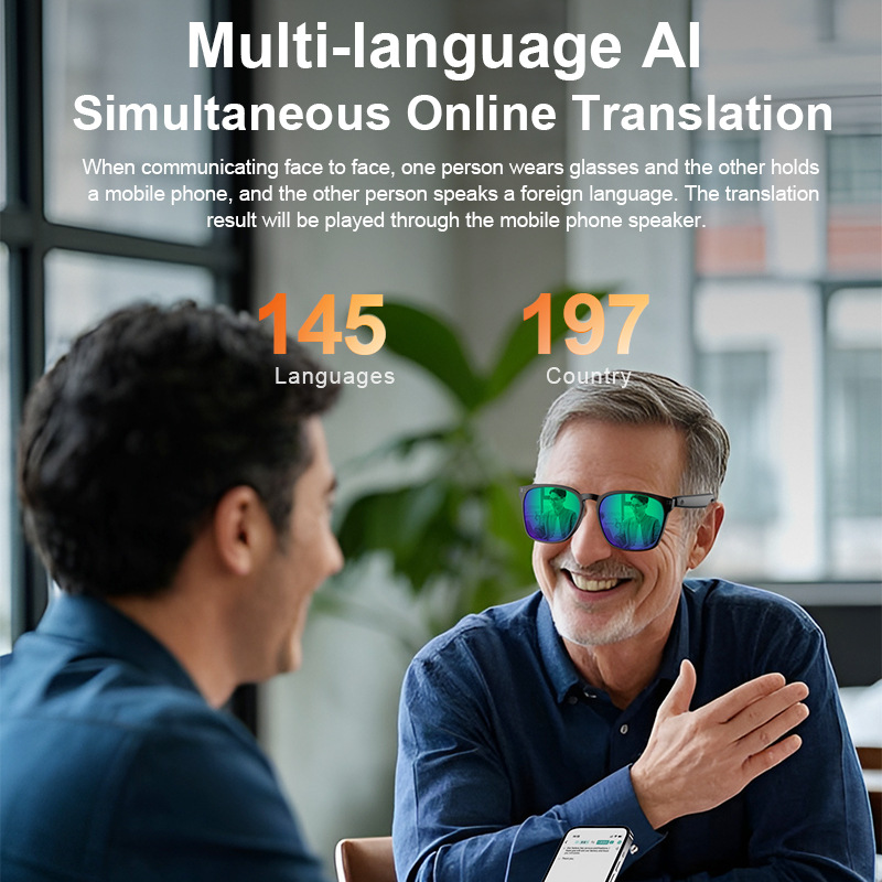 Ai smart bluetooth glasses off - đánh giá và giá Audio Music To Video Ai