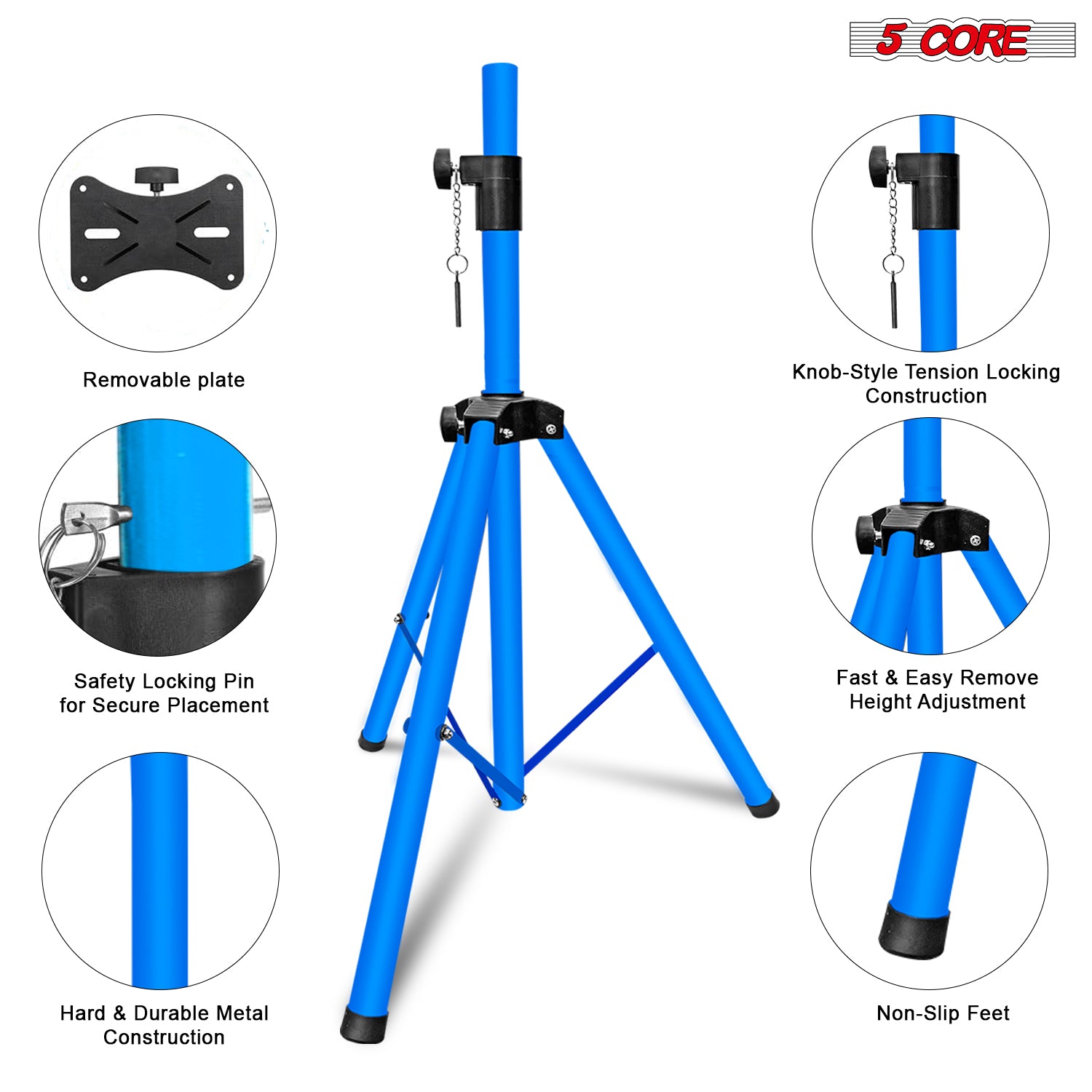 5 Core Speaker Stand Tripod Fl - đánh giá và giá Studio Monitor Speaker