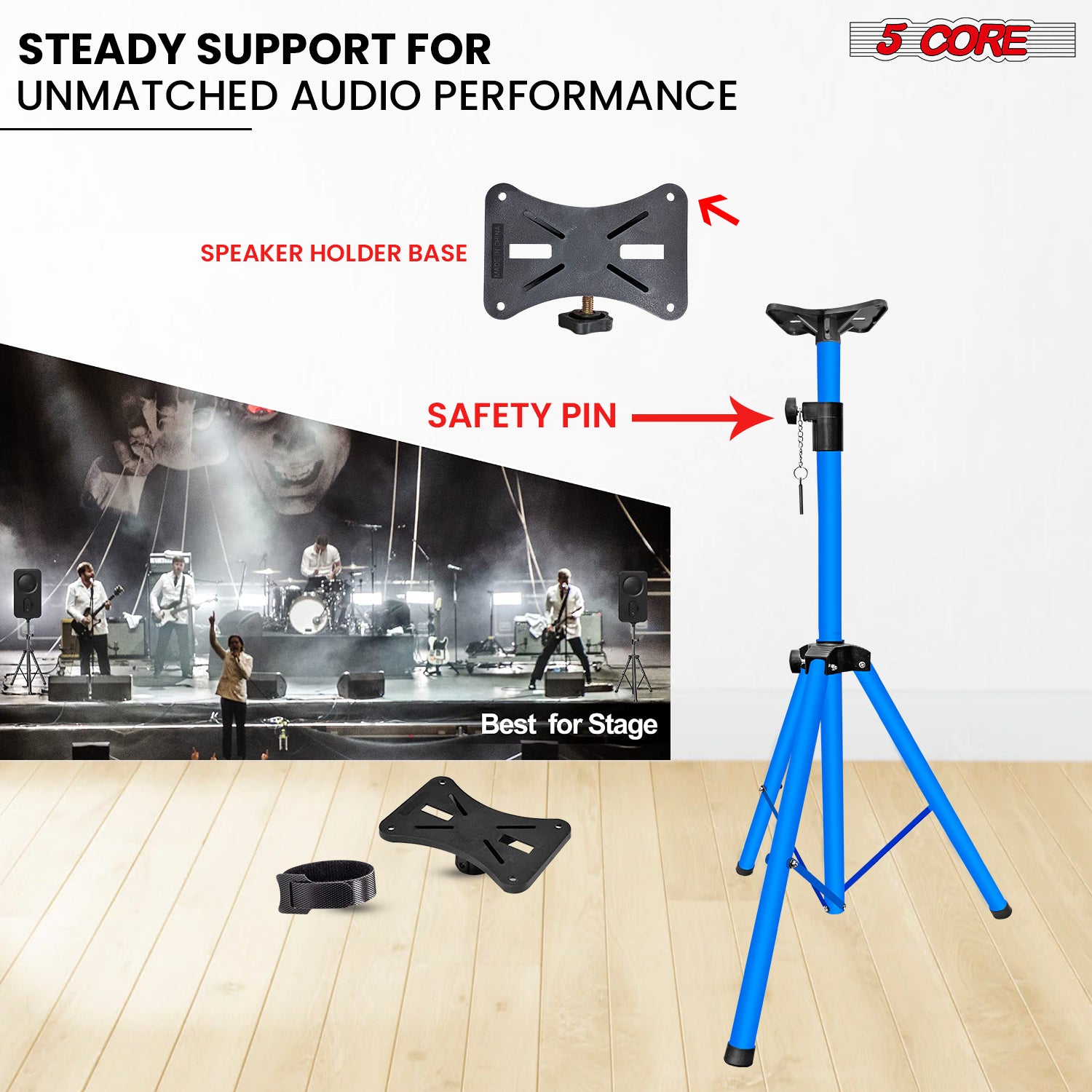 5 Core Speaker Stand Tripod Fl - đánh giá và giá Studio Monitor Speaker