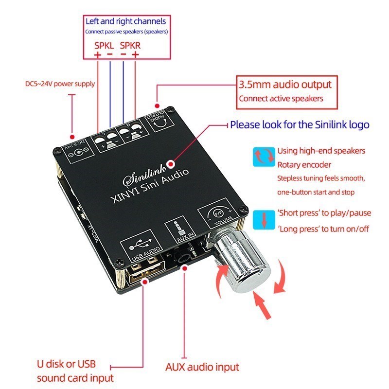 2*50W ForBluetooth 5.0Power Am - đánh giá và giá Audio Music Player App