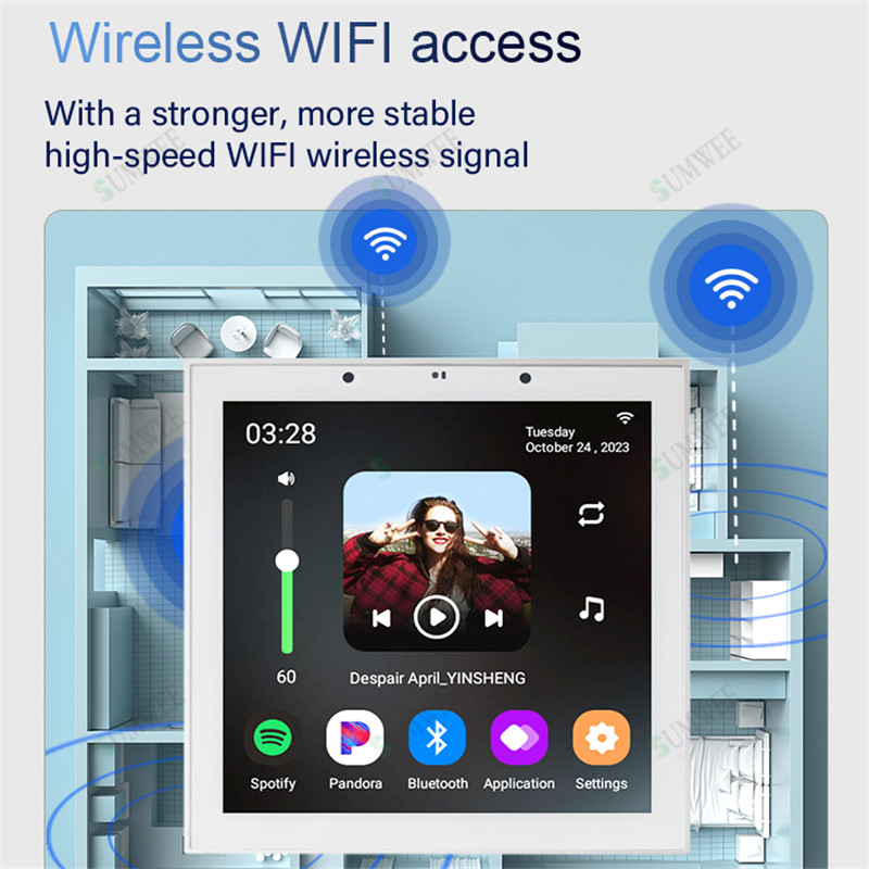 4 Inch Tuya Smart Home Set And - đánh giá và giá Audio Music Generator
