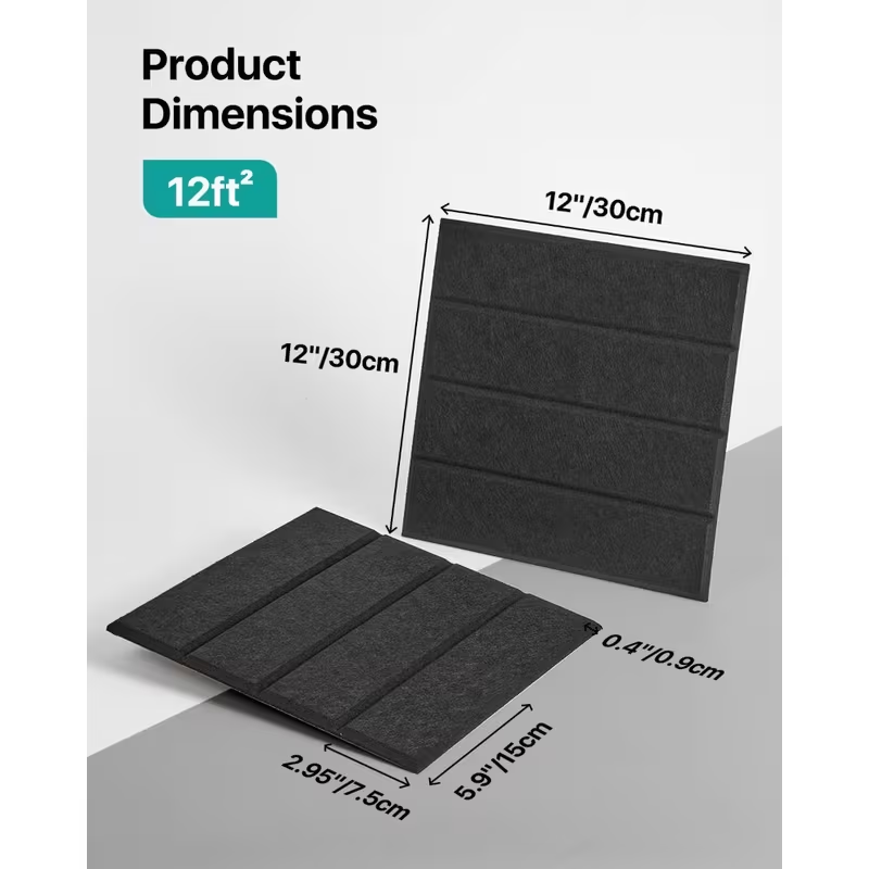 10Pcs Self‑Adhesive 12x12 Inch - đánh giá và giá Studio Monitor Speaker