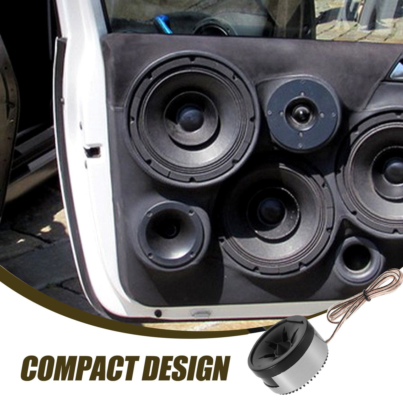 1Pair Car Audio Tweeter Mini D - đánh giá và giá Audio Music Enhancer Free