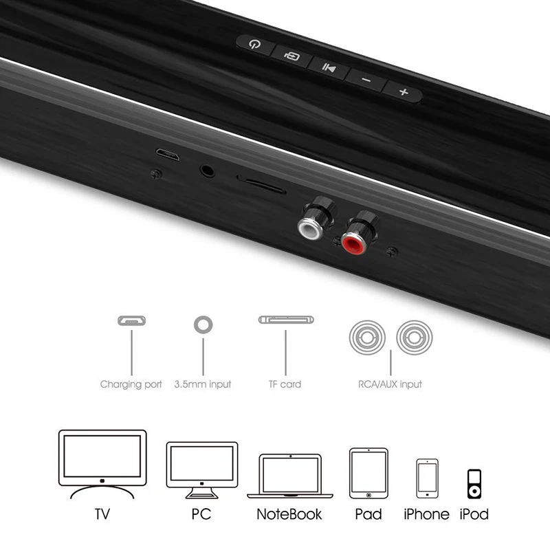 40W Soundbar TV Portable Bluet - đánh giá và giá Audio Music Generator