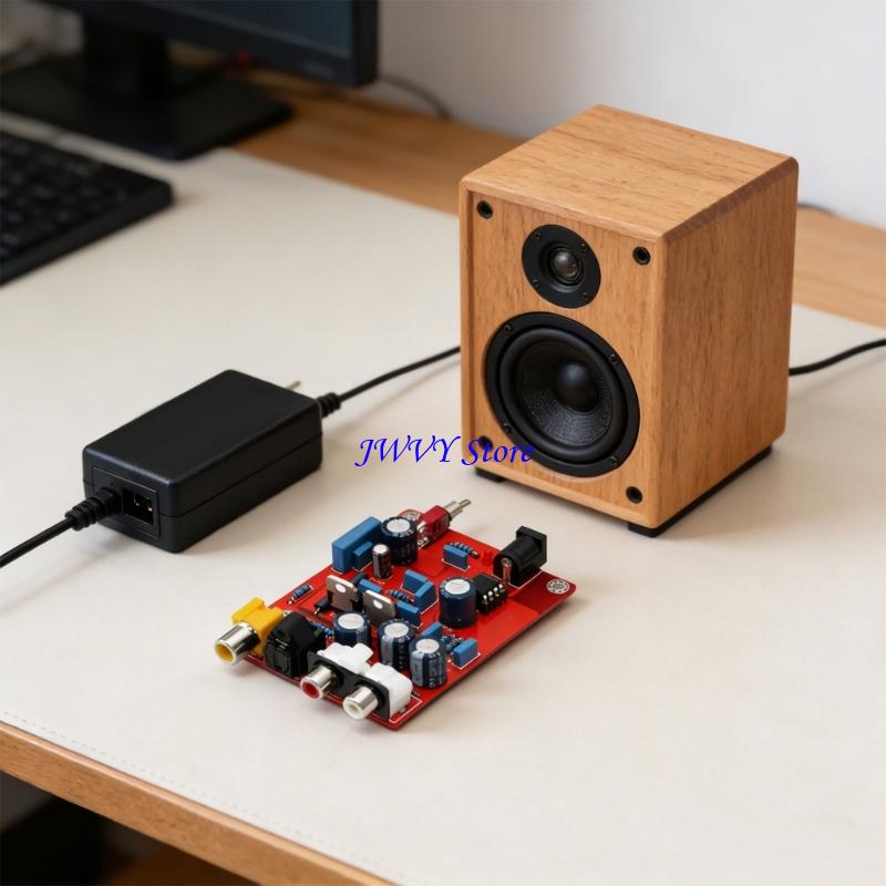 573A TDA1543 CS8412 DAC Bộ Giả - đánh giá và giá Audio Music Enhancer Free