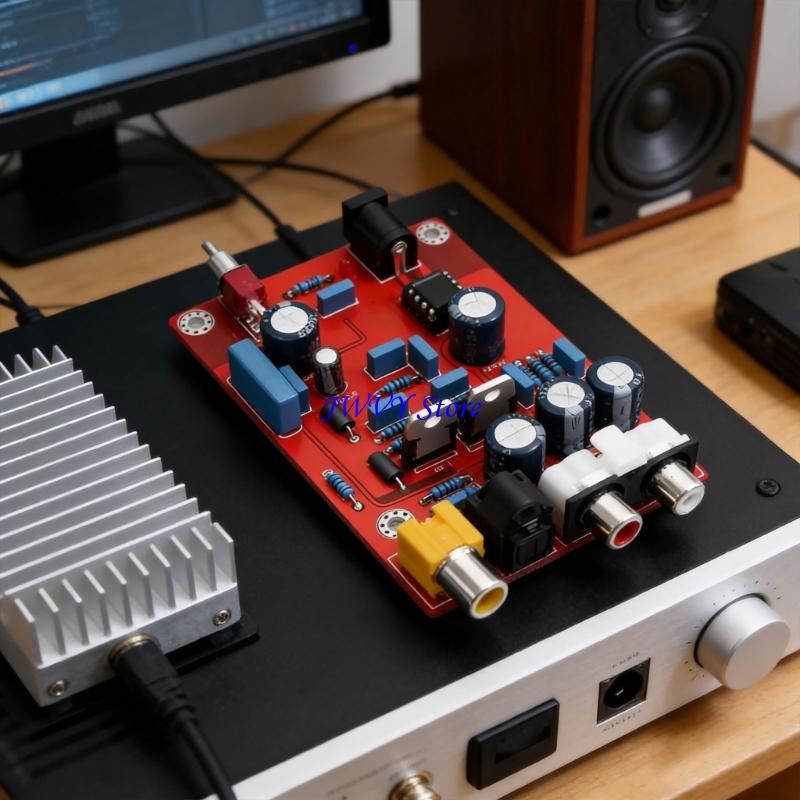 573A TDA1543 CS8412 DAC Bộ Giả - đánh giá và giá Audio Music Enhancer Free