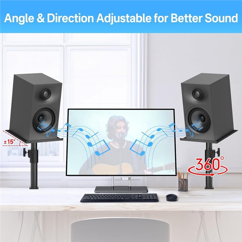 A99E-Studio-Grade Clamp Mount  - đánh giá và giá Studio Monitor Speaker