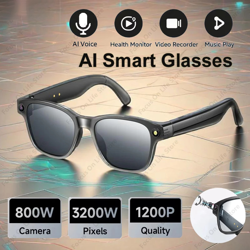 AI Smart Glasses 8 Million Cam - đánh giá và giá Audio Music To Video Ai