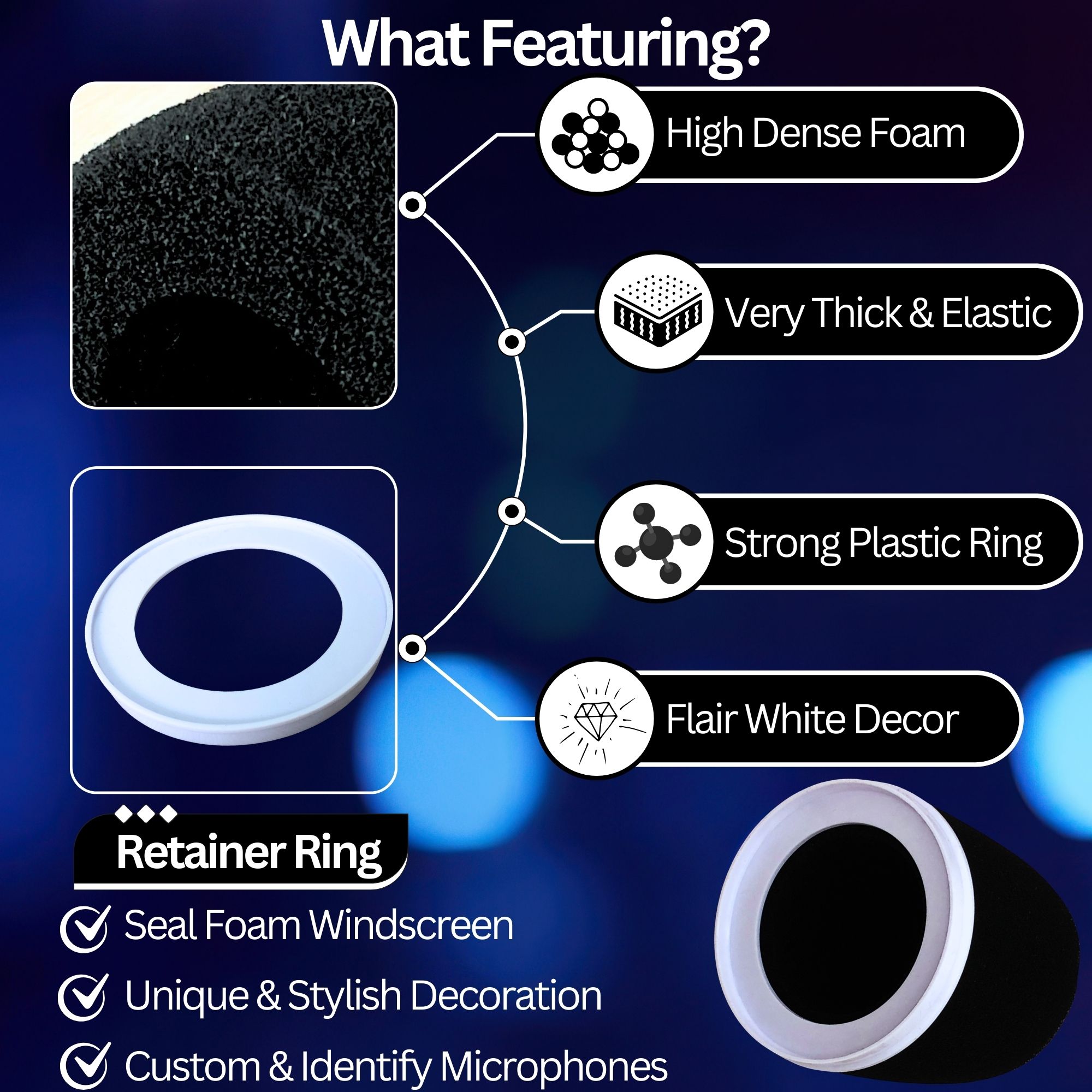 Foam Microphone Covers with Re - đánh giá và giá Recording Pop Filter